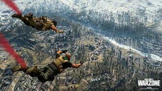 Call Of Duty Warzone Skydive 4k Wallpaper