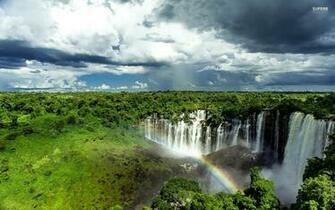 Kalandula Falls Angola Africa Wallpaper
