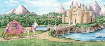 Princess Castle Easy Up Mural