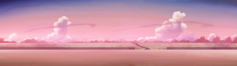 Enchanting Anime Skyline At Dusk Wallpaper