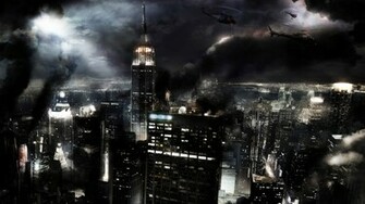 3d Dark City Wallpaper High Resolution WallartHD