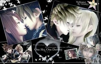 Kingdom Hearts Ii Kh2 Kairi Sora Namine Roxas Wallpaper Background