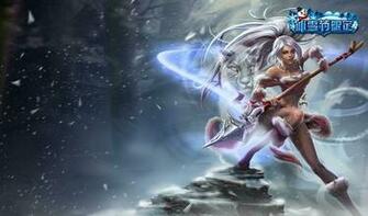 Cn Snow Bunny Nidalee Official League Of Legends Splash Art