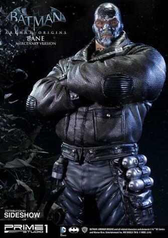 Bane Mercenary Version Statue Arkham Origins Prime Sideshow