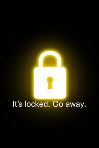 My Phone Is Locked Wallpaper