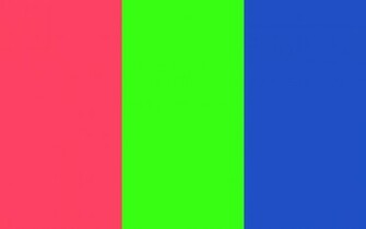 Neon Fuchsia Green New Car Three Color Background Jpg