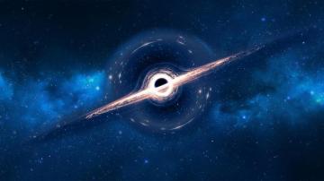 Space Stars Black Hole 4k Wallpaper