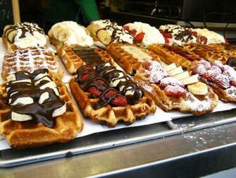 Belgian Waffles Toppings Wallpaper