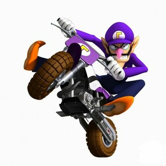 Waluigi Motocross Wallpaper HD Rafield Games