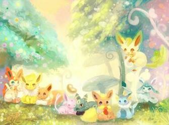 Glaceon Jolteon Leafeon Sylveon Umbreon Vaporeon Wallpaper Background