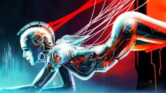 Awesome HD Robot Wallpaper Background For