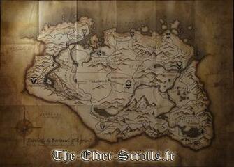 Skyrim Map Wallpaper