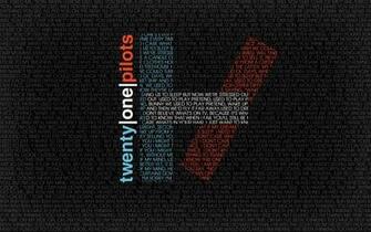 Twenty One Pilots Wallpaper Typography