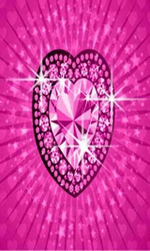 Bigger Bling Heart Live Wallpaper For Android Screenshot