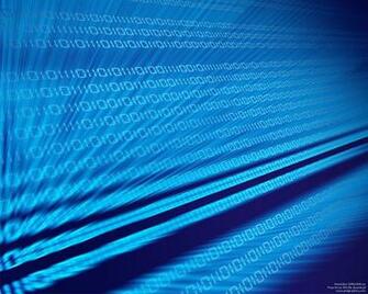 Blue Binary Code Digital Background Psdgraphics