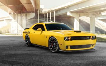 Wallpaper 4k Dodge Srt Hellcat Yellow 8k