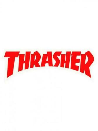 Thrasher Magazine Logo Die Cut Sticker