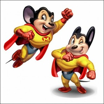Mighty Mouse Cartoon Pictures Widescreen HD Wallpaper
