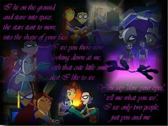Robin And Starfire Wallpaper By Blueflamie