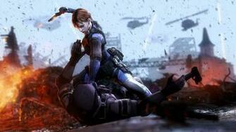 Resident Evil Jill Valentine Knife HD Wallpaper