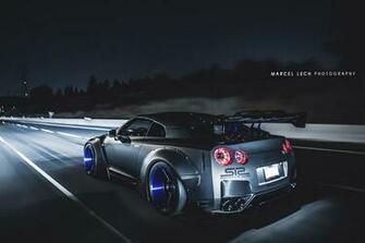 Nissan Gt R By Liberty Walk Rear Photo Doczilla Size X