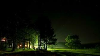 Night On A Summer Camp Wallpaper