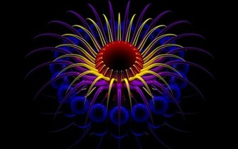 3d Neon Computer Background Pc Android iPhone And iPad Wallpaper