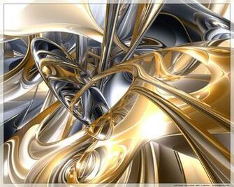 Gold And Silver Collide Fullscreen