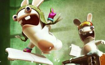 Rabbids Wallpaper Funnyrayman Raving Desktop