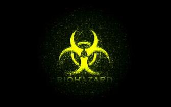Glowing Biohazard Wallpaper HD