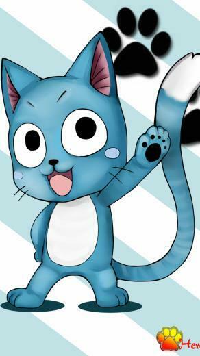 Fairy Tail Happy Aye Sir HD Image And Wallpaper