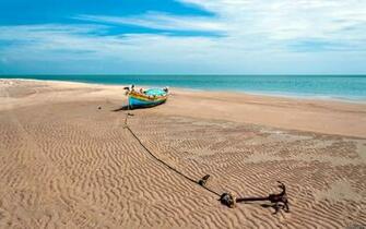 Boat And Anchor Rameswaram Tamil Nadu India