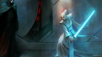 Jedi Girl Vs Sith Lord HD Wallpaper