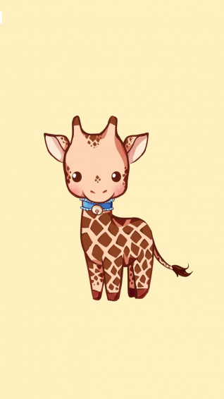 Cute Giraffe Wallpaper