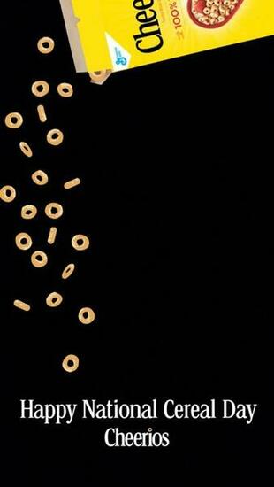 Snapchat Filters Happy National Cereal Day Cheerios