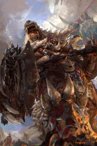 Artstation The Chief Of Frost Wolf Durotan