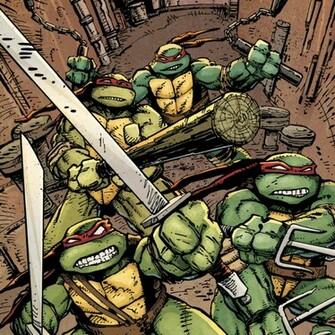 Teenage Mutant Ninja Turtles Idw Comic iPad Wallpaper Laser Time