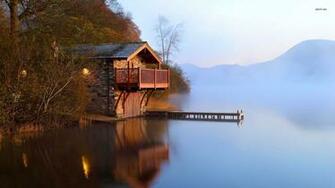 Lake House Wallpaper World
