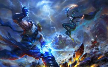 Zeus Vs Phantom Assassin Dota Game Wallpaper Gallery