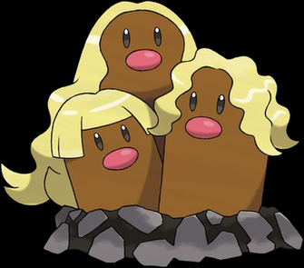 Shiny Alolan Dugtrio Pok Dex Stats Moves Evolution