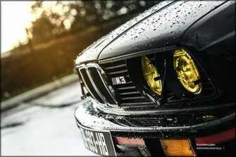 Wallpaper Black Rain Bmw E30 M3