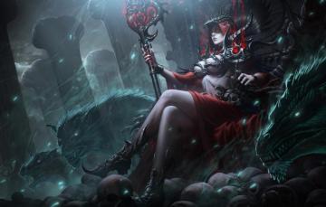 Wallpaper Girl Monsters Monster Armor Style Magic