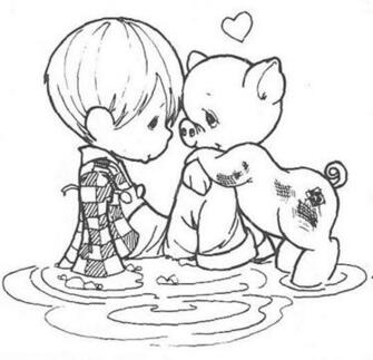 Precious Moments Christmas Coloring S Wallpaper9