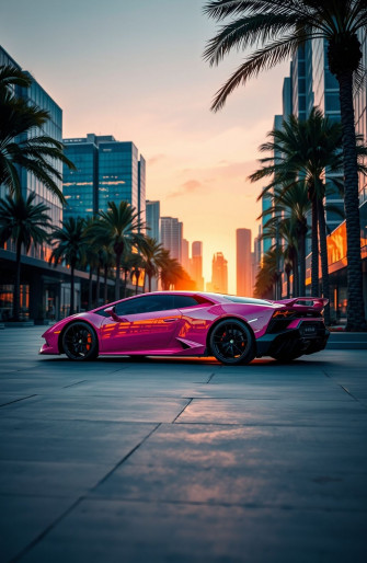 Pink Lamborghini Wallpaper