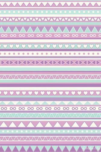 Group Of Girly Tribal Print Wallpaper