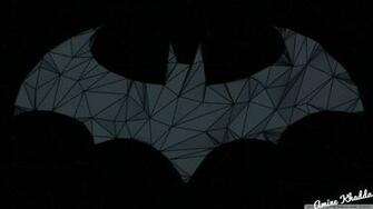 Wallpaper Batman Arkham Origins Low Poly Logo 1080p HD