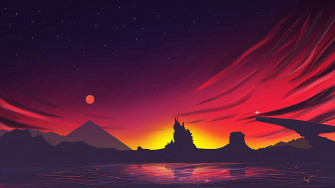 Landscape Tonal Gradation Wallpaper