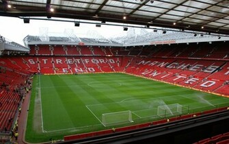 Wallpaper Stadium Old Trafford Lawn Grass Field Sports