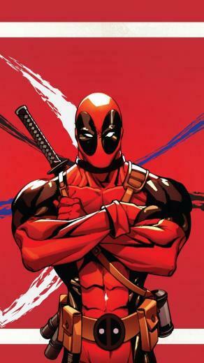 Deadpool iPhone Wallpaper Top