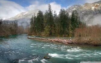 Elwha River Olympic National Park 4k HD Desktop Wallpaper For